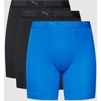 Puma Trunks mit elastischem Logo-Bund im 3er-Pack in Royal, Größe L von Puma