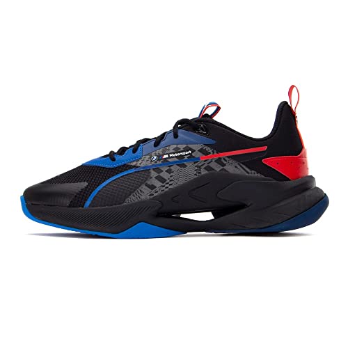 Puma Unisex-Erwachsene BMW MMS Lgnd Renegade Sneaker, Black-Cool Cobalt-Pop Red, 42 EU von PUMA