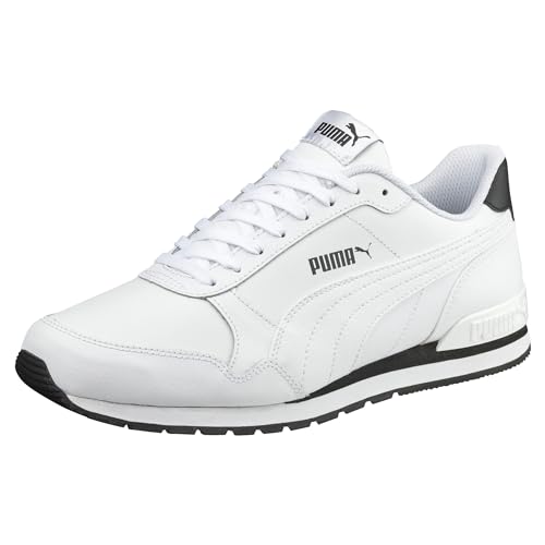 PUMA Unisex ST Runner v2 Full L Low-Top Trainer, Puma White-Puma White, 44.5 EU von PUMA