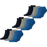 PUMA Unisex Herren Damen Sneaker Socken Baumwolle Sportsocken Füßlinge PLAIN - 6er 9er 12er Multipack von Puma