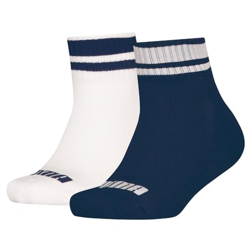 Puma Unisex Kids Quarter Sock, Pink/White, 39/42 (2er Pack) von PUMA