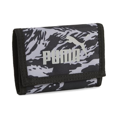PUMA Jugendliche Und Erwachsene Phase Portemonnaie mit Allover-Print OneSize, Black Gray Echo Camou von PUMA