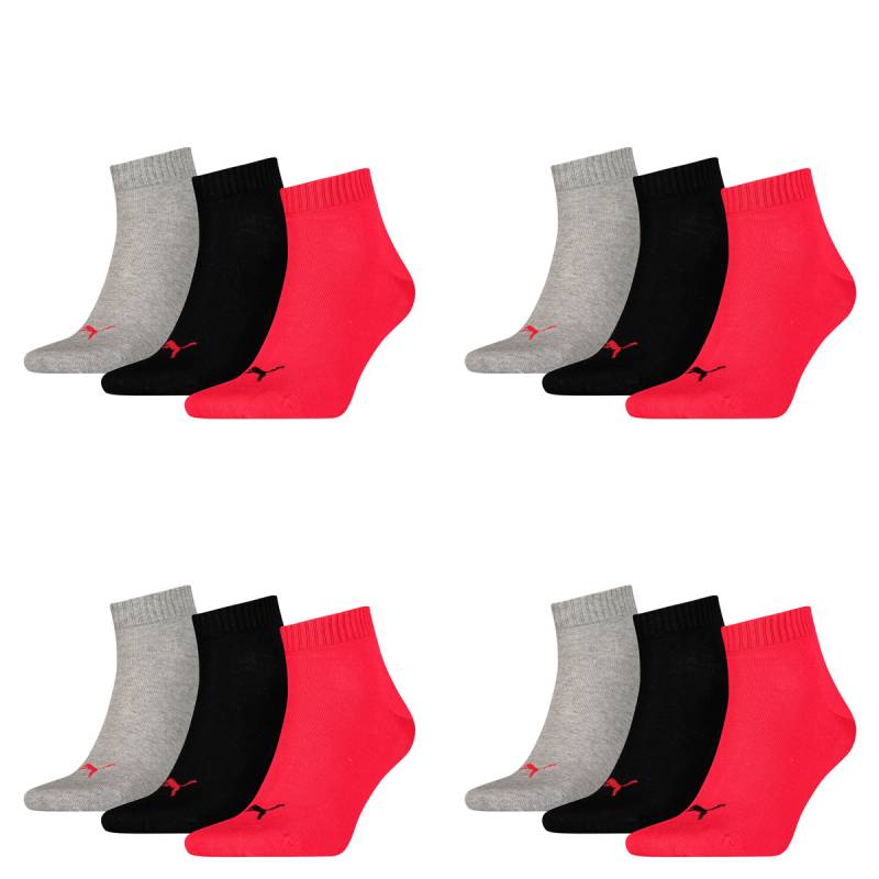 Puma Unisex Quarter Quarters Socken 12er Pack von Puma