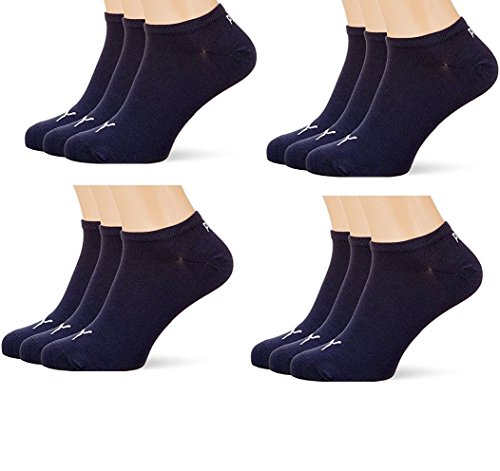 PUMA Unisex Sneaker Sportsocken 12 x Paket (43-46, navy) von PUMA