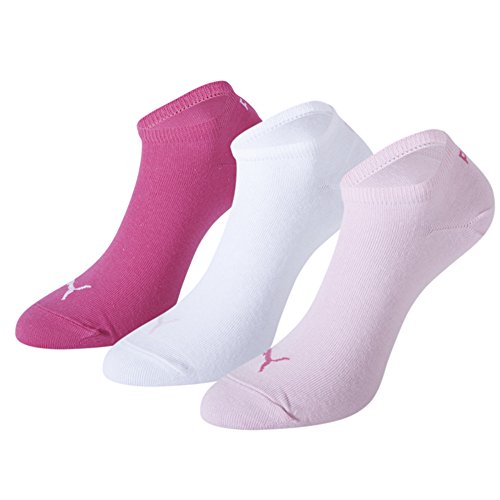 Puma Unisex Sportsocken 3er Pack, Rosa, 39-42 von PUMA