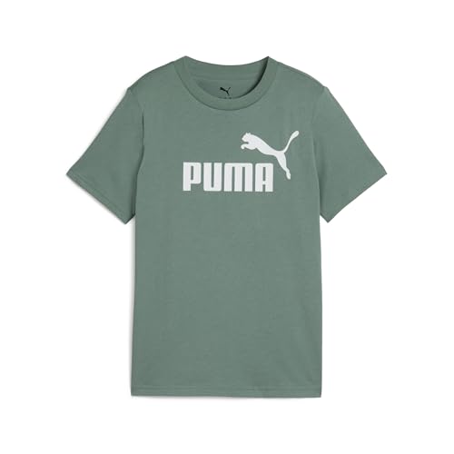 Puma Unisex-T-Shirt mit ESS No.1-Logo, Green Moon, 9-10 Years von PUMA