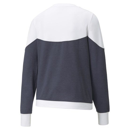 Puma W Cloudspun Bloom Crewneck Sweatshirt weiß von Puma