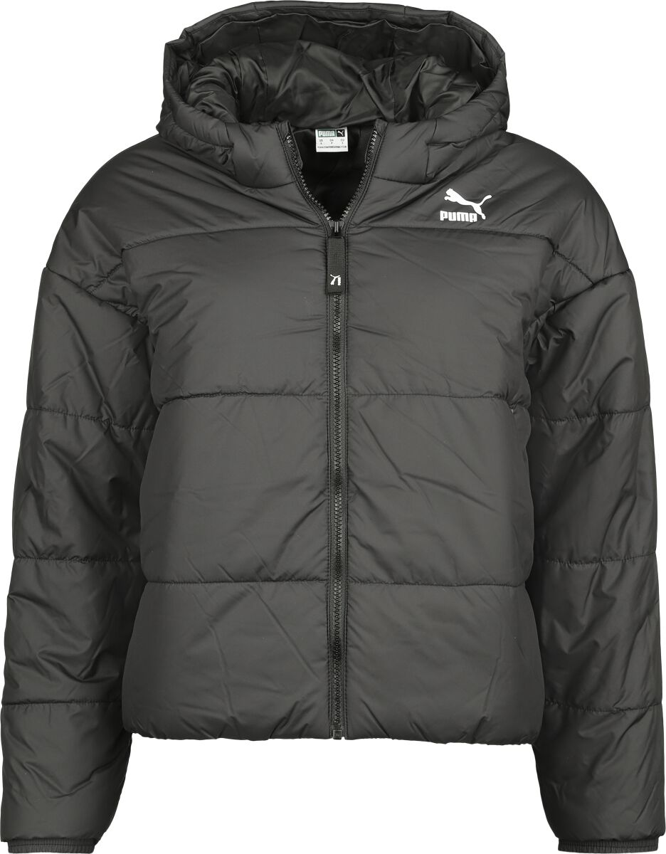 Puma Winterjacke - Classics Padded Jacket - S bis XL - für Damen - Größe S - schwarz von Puma