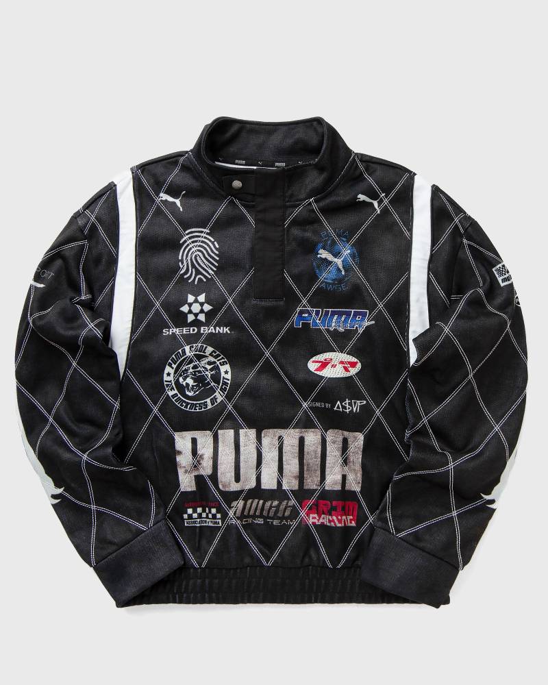 Puma X ASAP ROCKY Distressed Sweat Shirt men Zippers black in Größe:M von Puma