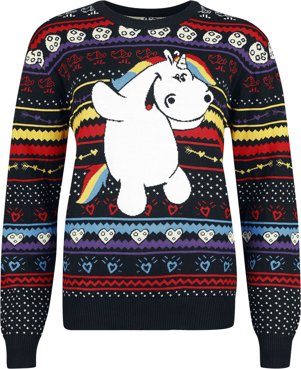 Pummeleinhorn Pummeleinhorn - Cookie Weihnachtspullover multicolor in XXL von Pummeleinhorn