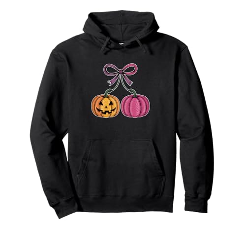 Kürbis Kirschen Kokette Herbst Halloween Herren Damen Kinder Pullover Hoodie von Pumpkin Cherries Coquette Autumn Halloween