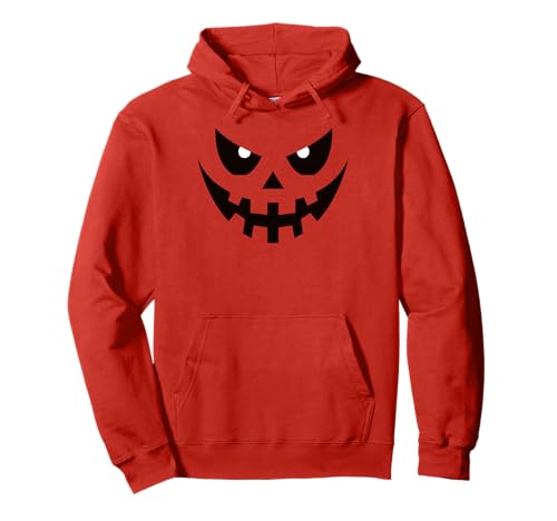 Lustiges Kürbisgesicht Herbst Halloween Kostüm Herren Damen Junge Mädchen Pullover Hoodie von Pumpkin Face Shopp