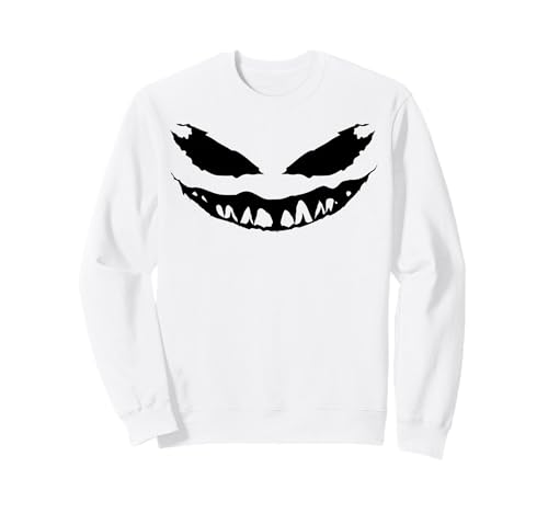 Lustiges Kürbisgesicht Herbst Halloween Kostüm Herren Damen Junge Mädchen Sweatshirt von Pumpkin Face Shopp