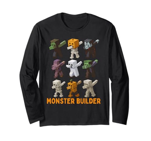 Halloween Master Builder Kürbis Kinder Bausteine Ziegel Langarmshirt von Pumpkin Halloween Master Builder Jack O Lantern