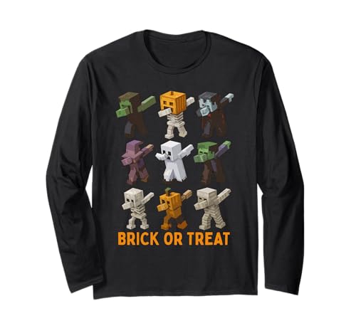 Halloween Master Builder Kürbis Kinder Bausteine Ziegel Langarmshirt von Pumpkin Halloween Master Builder Jack O Lantern