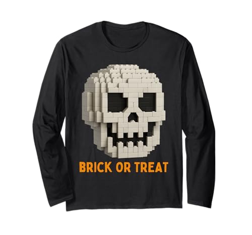 Halloween Master Builder Kürbis Kinder Bausteine Ziegel Langarmshirt von Pumpkin Halloween Master Builder Jack O Lantern