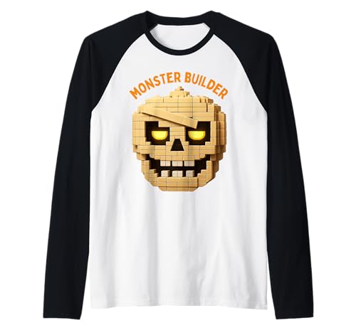 Halloween Master Builder Kürbis Kinder Bausteine Ziegel Raglan von Pumpkin Halloween Master Builder Jack O Lantern