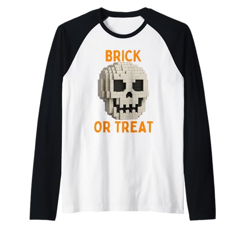Halloween Master Builder Kürbis Kinder Bausteine Ziegel Raglan von Pumpkin Halloween Master Builder Jack O Lantern