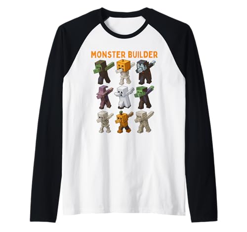 Halloween Master Builder Kürbis Kinder Bausteine Ziegel Raglan von Pumpkin Halloween Master Builder Jack O Lantern