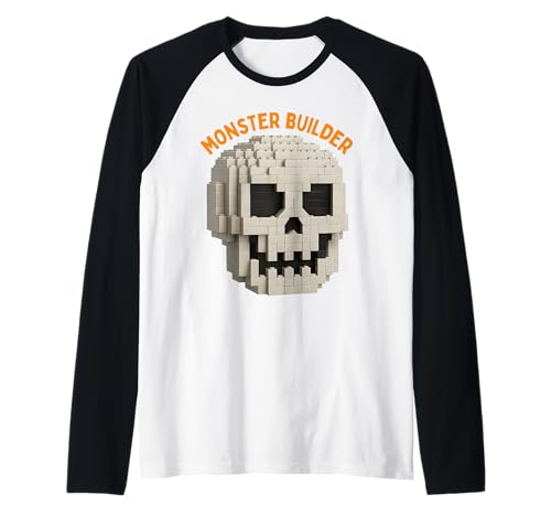 Halloween Master Builder Kürbis Kinder Bausteine Ziegel Raglan von Pumpkin Halloween Master Builder Jack O Lantern