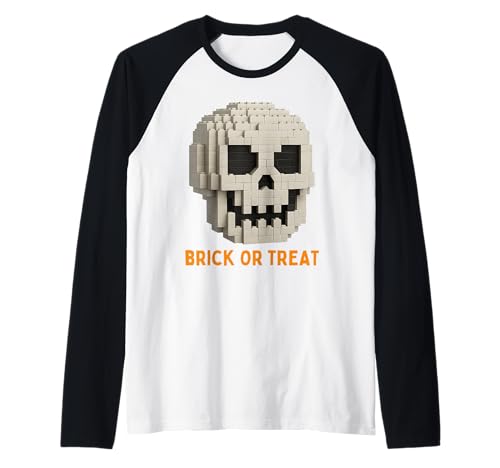 Halloween Master Builder Kürbis Kinder Bausteine Ziegel Raglan von Pumpkin Halloween Master Builder Jack O Lantern