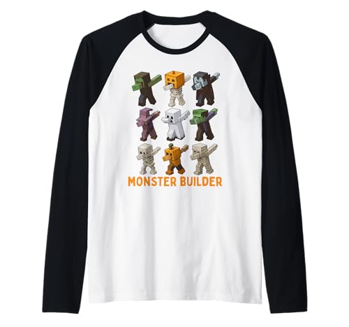 Halloween Master Builder Kürbis Kinder Bausteine Ziegel Raglan von Pumpkin Halloween Master Builder Jack O Lantern