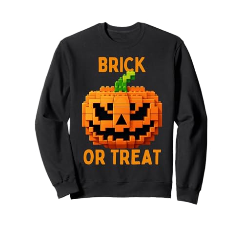 Halloween Master Builder Kürbis Kinder Bausteine Ziegel Sweatshirt von Pumpkin Halloween Master Builder Jack O Lantern