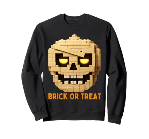 Halloween Master Builder Kürbis Kinder Bausteine Ziegel Sweatshirt von Pumpkin Halloween Master Builder Jack O Lantern