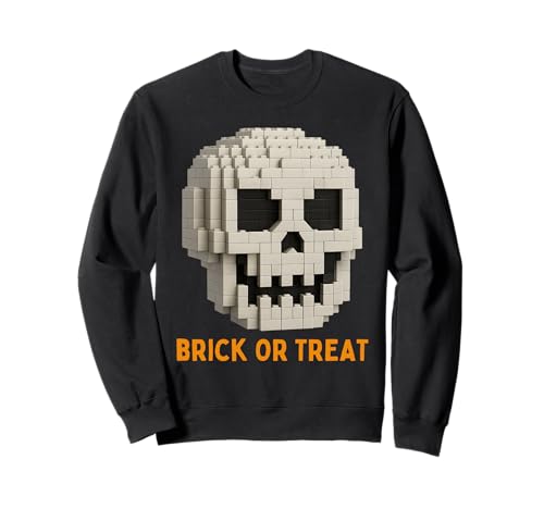 Halloween Master Builder Kürbis Kinder Bausteine Ziegel Sweatshirt von Pumpkin Halloween Master Builder Jack O Lantern