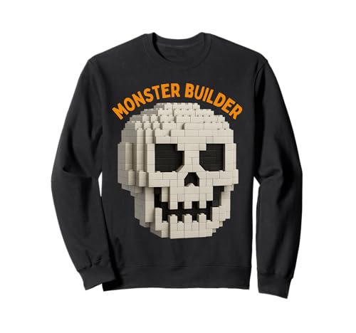 Halloween Master Builder Kürbis Kinder Bausteine Ziegel Sweatshirt von Pumpkin Halloween Master Builder Jack O Lantern