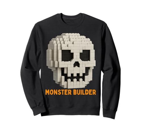 Halloween Master Builder Kürbis Kinder Bausteine Ziegel Sweatshirt von Pumpkin Halloween Master Builder Jack O Lantern