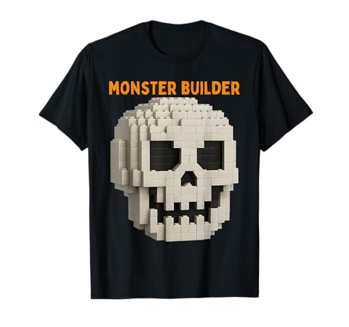 Halloween Master Builder Kürbis Kinder Bausteine Ziegel T-Shirt von Pumpkin Halloween Master Builder Jack O Lantern