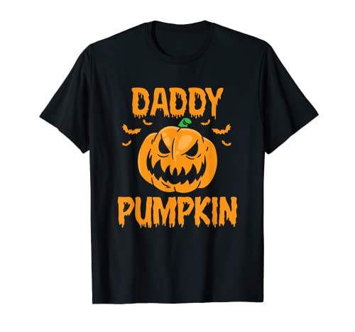 Herren Daddy Pumpkin Passendes Familien-Halloween T-Shirt von Pumpkin Halloween Matching Family Costume