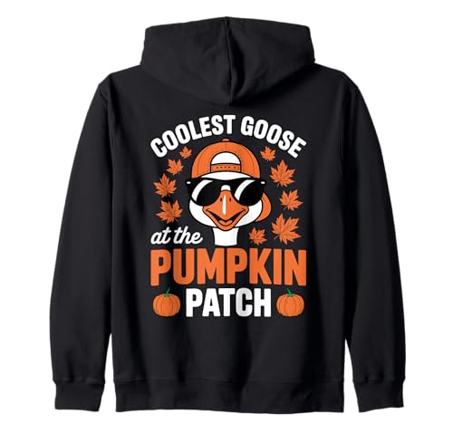 Die coolste Gans beim Halloween-Erntedankfest im Pumpkin Patch Kapuzenjacke Die coolste Gans beim Halloween-Erntedankfest im Pumpkin Patch Kapuzenjacke von Pumpkin Honk