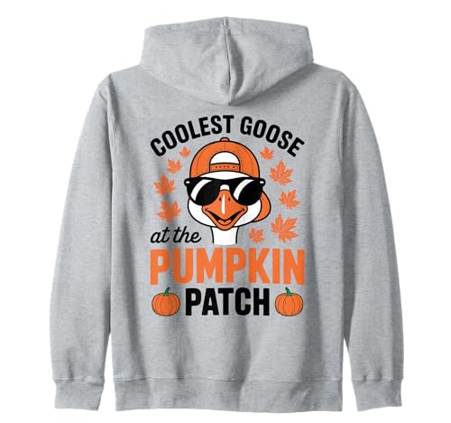 Die coolste Gans beim Halloween-Erntedankfest im Pumpkin Patch Kapuzenjacke Die coolste Gans beim Halloween-Erntedankfest im Pumpkin Patch Kapuzenjacke von Pumpkin Honk
