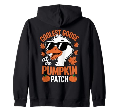 Die coolste Gans beim Halloween-Erntedankfest im Pumpkin Patch Kapuzenjacke Die coolste Gans beim Halloween-Erntedankfest im Pumpkin Patch Kapuzenjacke von Pumpkin Honk
