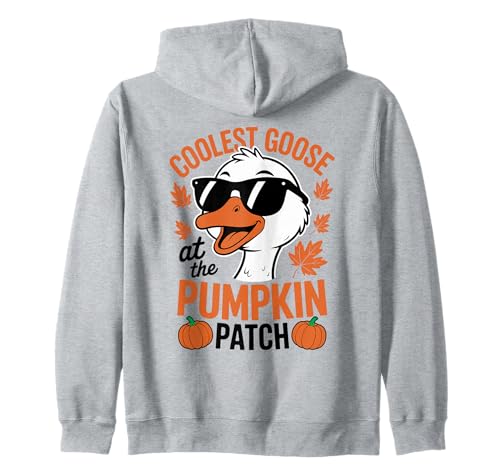 Die coolste Gans beim Halloween-Erntedankfest im Pumpkin Patch Kapuzenjacke Die coolste Gans beim Halloween-Erntedankfest im Pumpkin Patch Kapuzenjacke von Pumpkin Honk