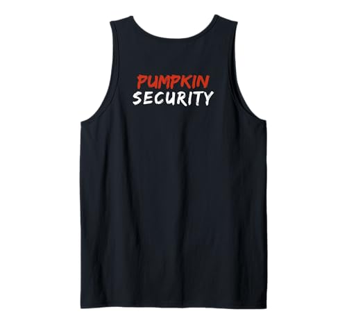 Halloween Dad Mom Kids Back Pumpkin Security Adult Costume Tank Top Halloween Dad Mom Kids Back Pumpkin Security Adult Costume Tank Top von Pumpkin Security Parents Mother Father Costume
