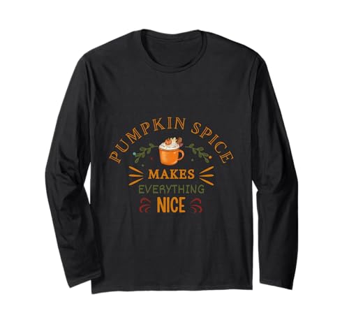 Damen Pumpkin Spice Herbst Sweatshirt - Gemütlicher Herbstpullover Langarmshirt von Pumpkin Sweatshirt for Ladies