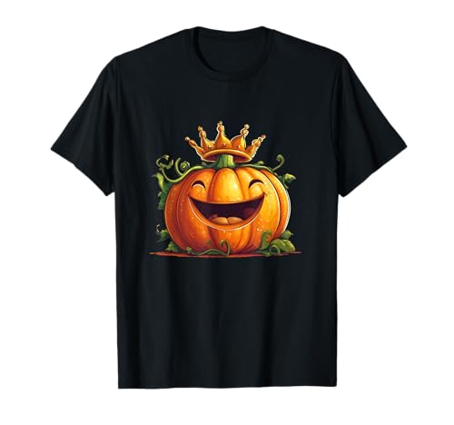 Lachender gekürter Kürbis Spaß für Jungen und Mädchen T-Shirt Lachender gekürter Kürbis Spaß für Jungen und Mädchen T-Shirt von Pumpkin with Crown
