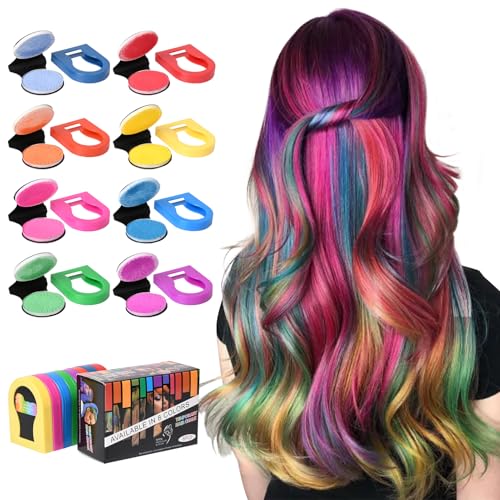 Pumwoy 8 Farben Haarkreide, Auswaschbare Haarkreide für Kinder, Hair Chalk Haarkreiden für Mädchen, Temporäre Leuchtende Haarfarbe Temporäre Haarfarbe, Haarsprayfarbe für Kinder Ungiftig Haarkreide Pumwoy 8 Farben Haarkreide, Auswaschbare Haarkreide für Kinder, Hair Chalk Haarkreiden für Mädchen, Temporäre Leuchtende Haarfarbe Temporäre Haarfarbe, Haarsprayfarbe für Kinder Ungiftig Haarkreide von Pumwoy