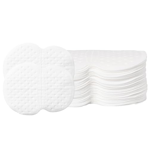 Pumwoy 80 Stück Achselpads Damen Herren, Unsichtbare Schweißpads Achsel Schweiß Pads, Achsel Schwitzen Pads Unterarm Schwitzen Schutz,Einweg Achselhöhle Schutz Achselpads Absorbing vor Schweißflecken von Pumwoy
