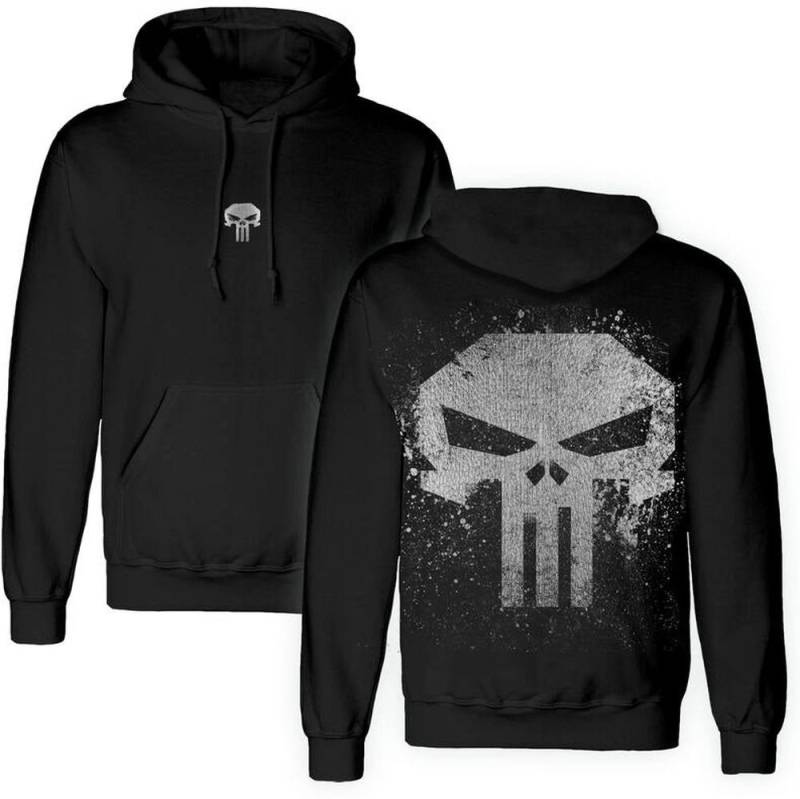 Punisher Hoodie Skull With Metallic Ink Hoodie von Punisher