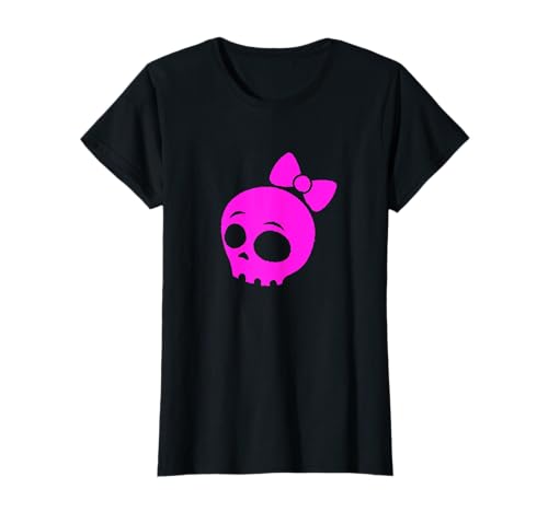 Punk Goth Girly Halloween Pink Totenkopf für Damen und Jugend T-Shirt Punk Goth Girly Halloween Pink Totenkopf für Damen und Jugend T-Shirt von Punk Goth Girly Pink Skull Tee