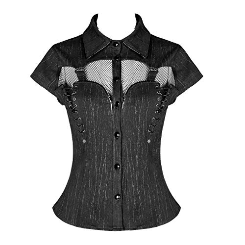 Punk Rave Bluse - Satori Shirt S von Punk Rave