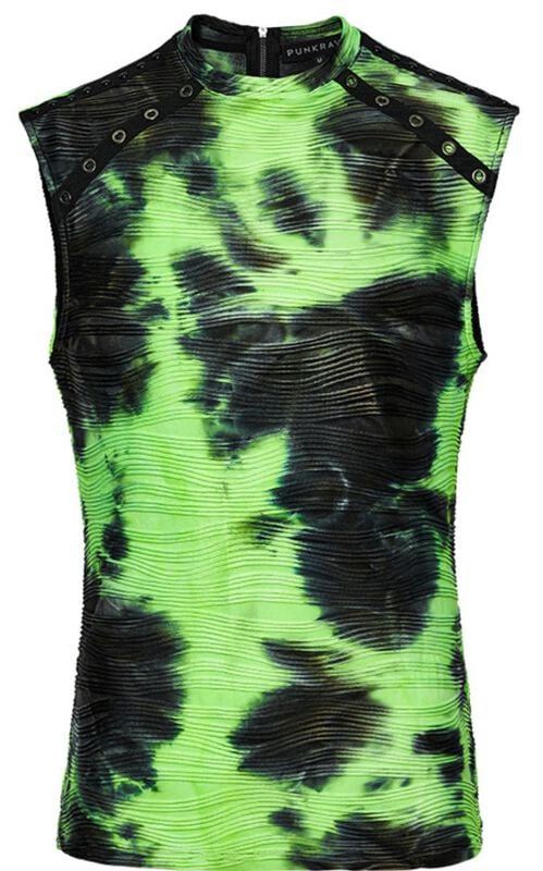 Punk Rave Cyber Tank Top Tank-Top schwarz grün in XXL-3XL von Punk Rave