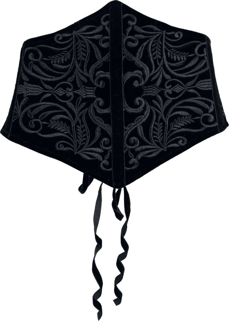 Punk Rave Goth Totem Retro Corset Korsett schwarz in XL-XXL von Punk Rave