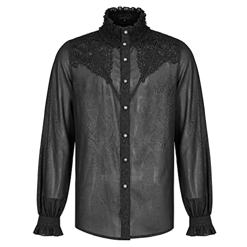 Punk Rave Gothic Hemd - Miracul (XXXXL) von Punk Rave