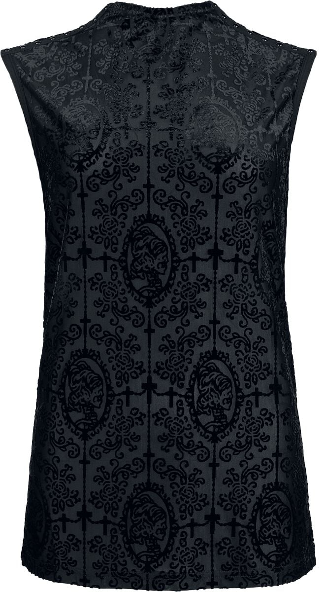 Punk Rave - Gothic Tank-Top - Goth Tank Top - S-M bis XXL-3XL - für Männer - Größe XXL-3XL - schwarz von Punk Rave