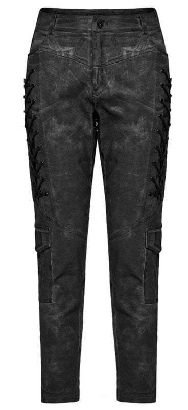 Punk Rave Men's Punk Pants Jeans schwarz in L von Punk Rave